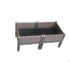 Ejoy DIY Elevated Garden Vegetable and Flower Plastic Planter Box Kit