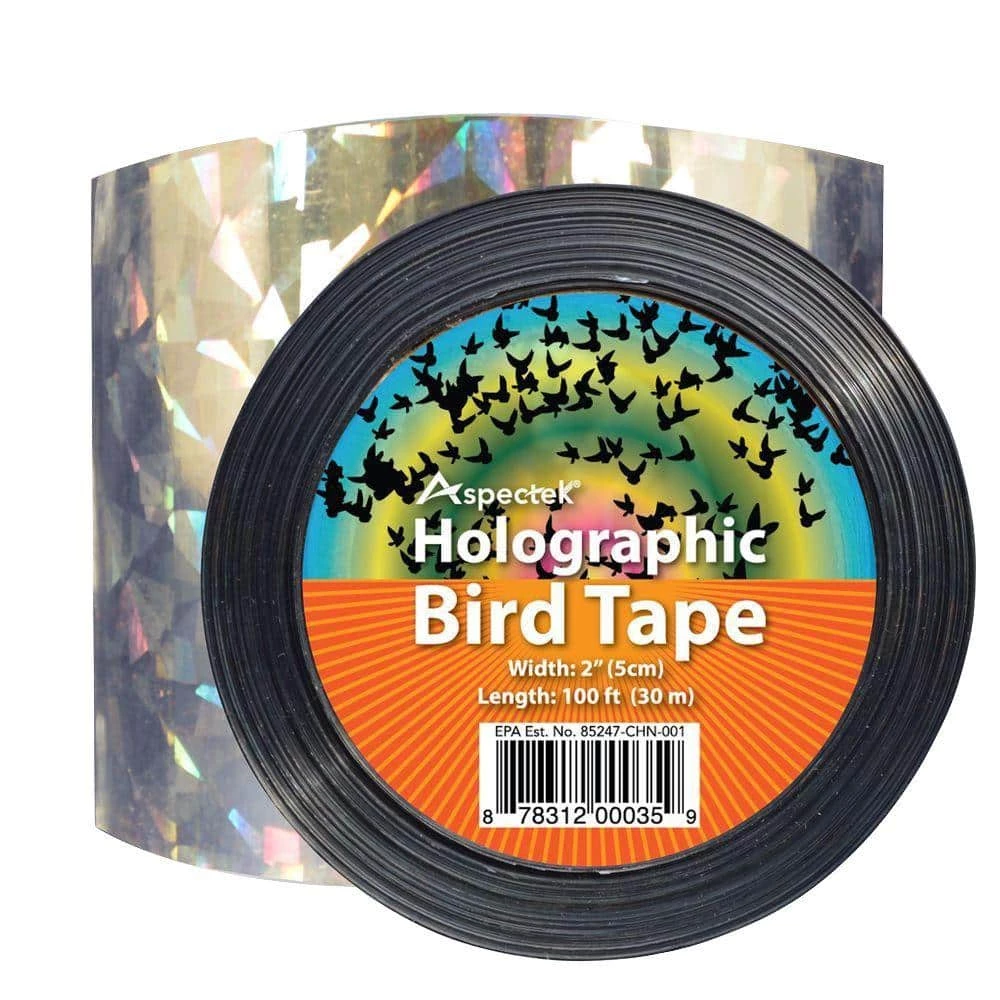 Aspectek Holographic Bird Scare Ribbon Tape Repellent Bird Repeller