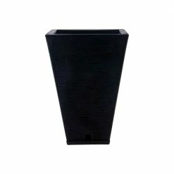 FLORIDIS Zurique Medium Black Resin Planter Bowl