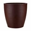 FLORIDIS Amsterdan X-Large Brown Stone Effect Resin Planter Bowl