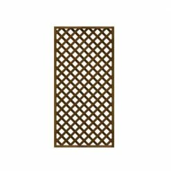 Ejoy 3 ft. x 6 ft. Wood Trellis Lattice Screen Privacy Fence (Set of 3-Pieces)