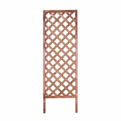 Outdoor Essentials 72 in. Wood Diamond Lattice Trellis
