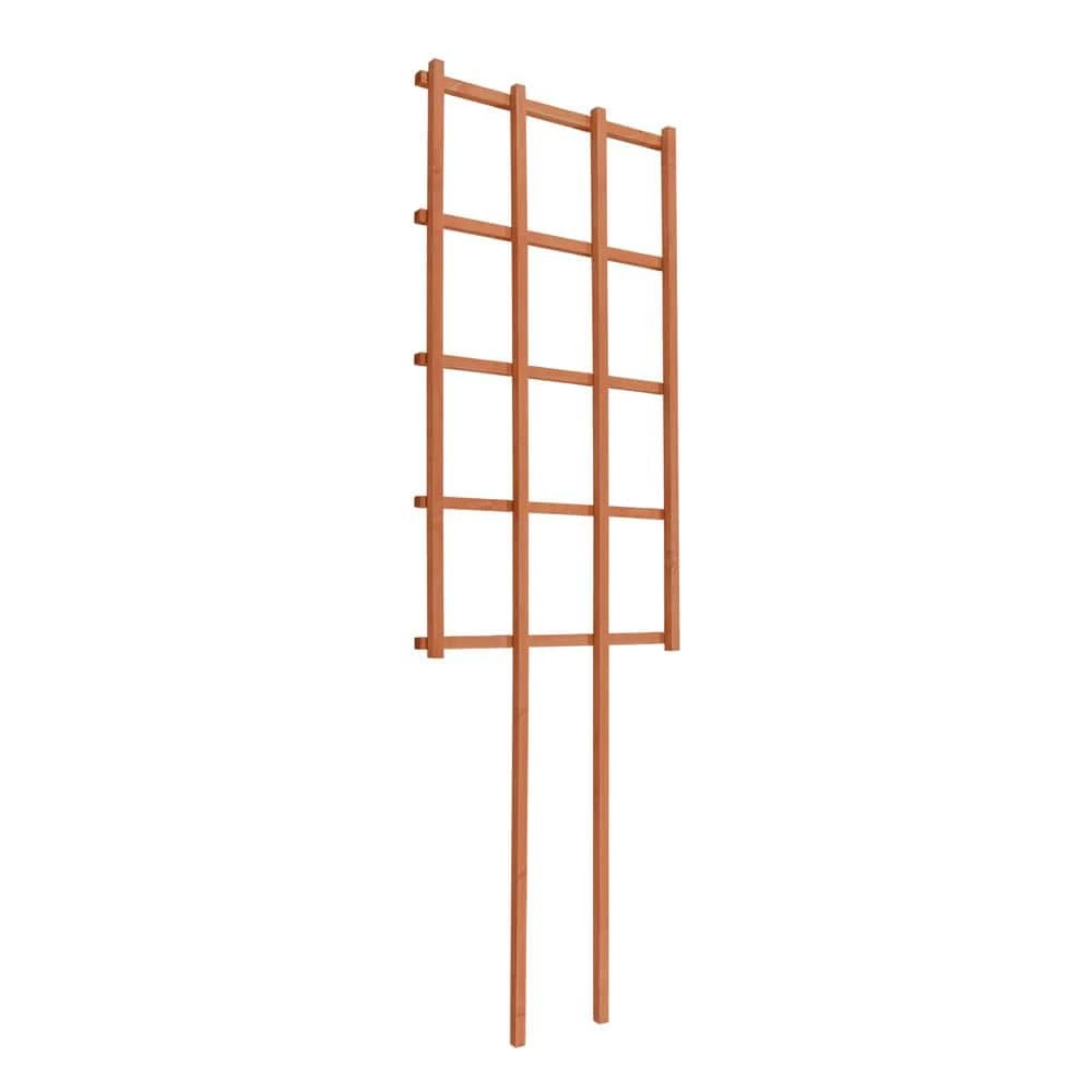 Outdoor Essentials 60 in. Wood Barrel Trellis - Image 2