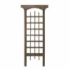 Outdoor Essentials Heirloom 72 in. Walnut‐Tone Farmhouse Trellis