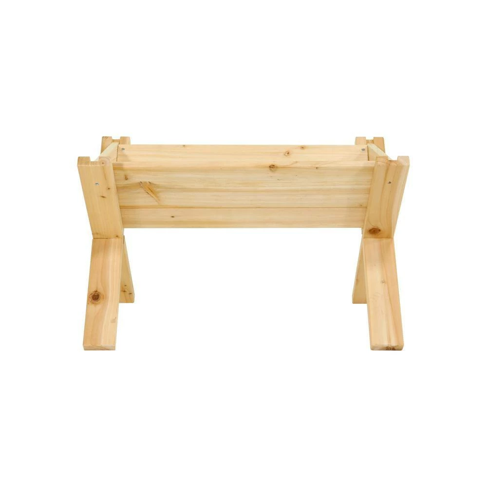 Outdoor Essentials Homestead 25 in. x 16 in. Cedar Wedge Garden Planter - Image 6