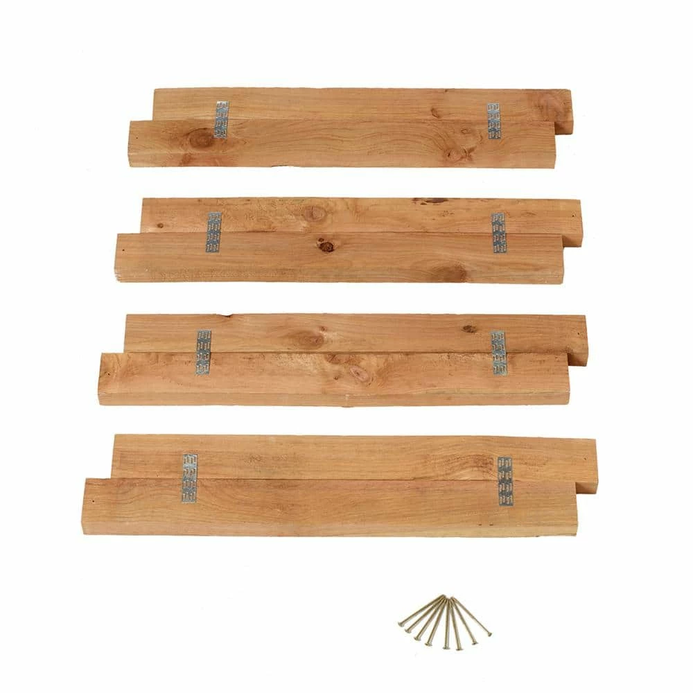 Outdoor Essentials Homestead 3 ft. x 3 ft. Western Red Cedar Raised Garden Bed Kit - Image 4