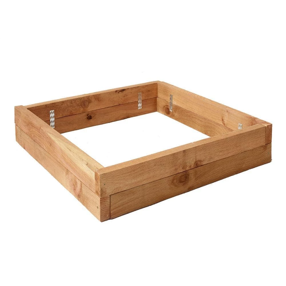 Outdoor Essentials Homestead 3 ft. x 3 ft. Western Red Cedar Raised Garden Bed Kit - Image 3