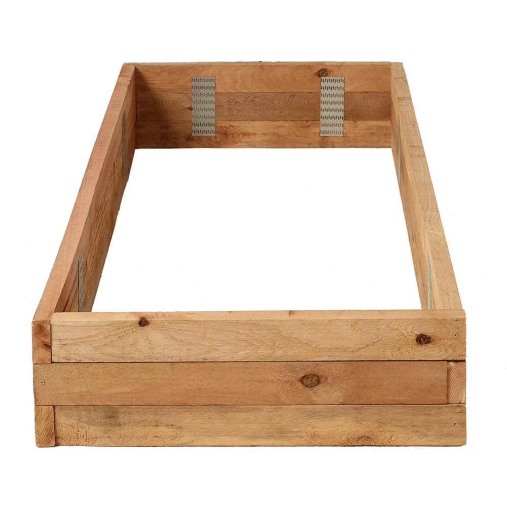 Outdoor Essentials Homestead 3 ft. x 6 ft. Western Red Cedar Raised Garden Bed Kit - Image 4