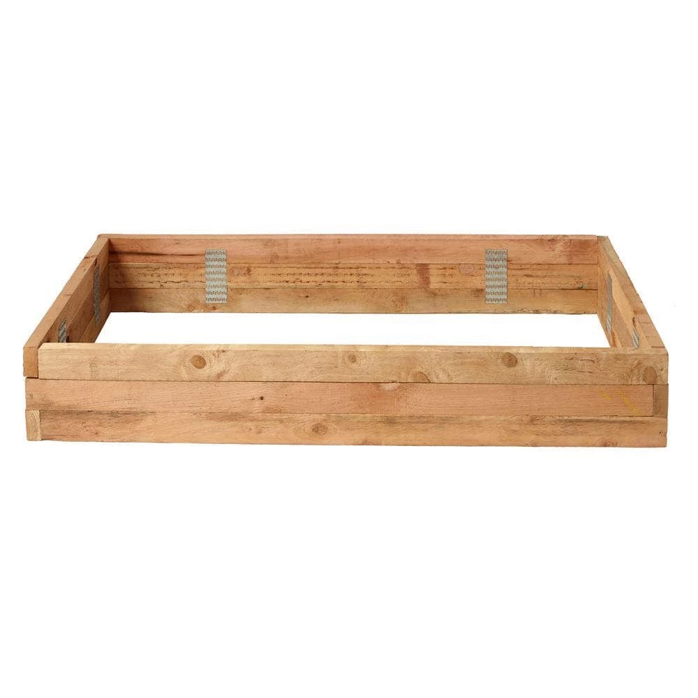 Outdoor Essentials Homestead 3 ft. x 6 ft. Western Red Cedar Raised Garden Bed Kit