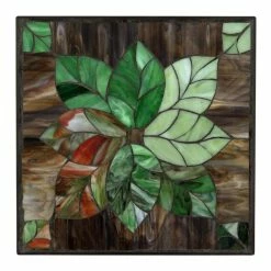 Outdoor Essentials 12 in. x 12 in. Leaf Decorative Garden Stone