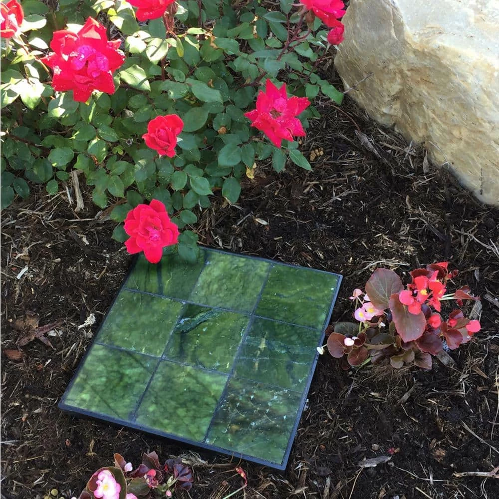 Outdoor Essentials 12 in. x 12 in. Jade Large Tile Decorative Garden Stone - Image 4