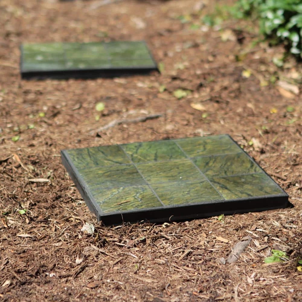 Outdoor Essentials 12 in. x 12 in. Jade Large Tile Decorative Garden Stone - Image 2