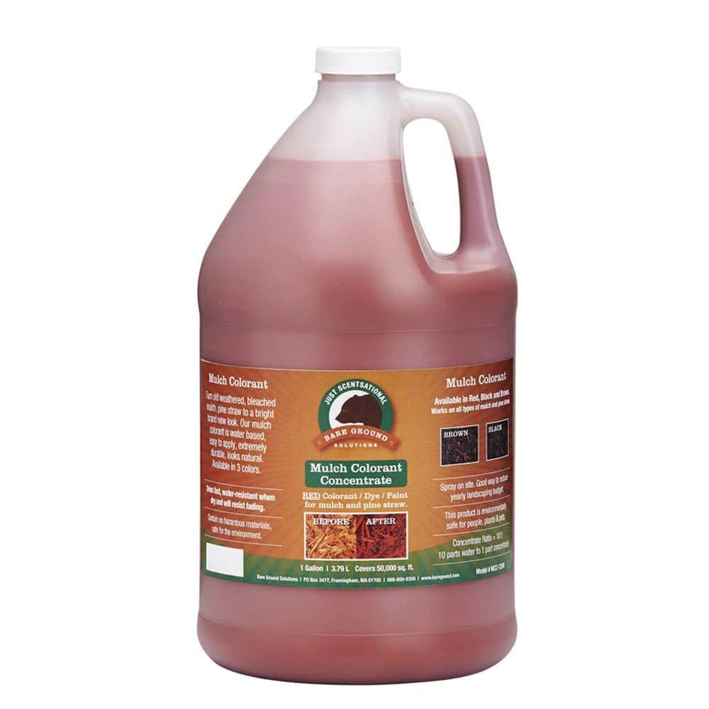 Just Scentsational Red Bark Mulch Colorant Concentrate gal. by Bare Ground