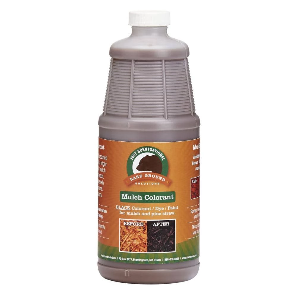 Just Scentsational Brown Bark Mulch Colorant Concentrate Quart by Bare Ground