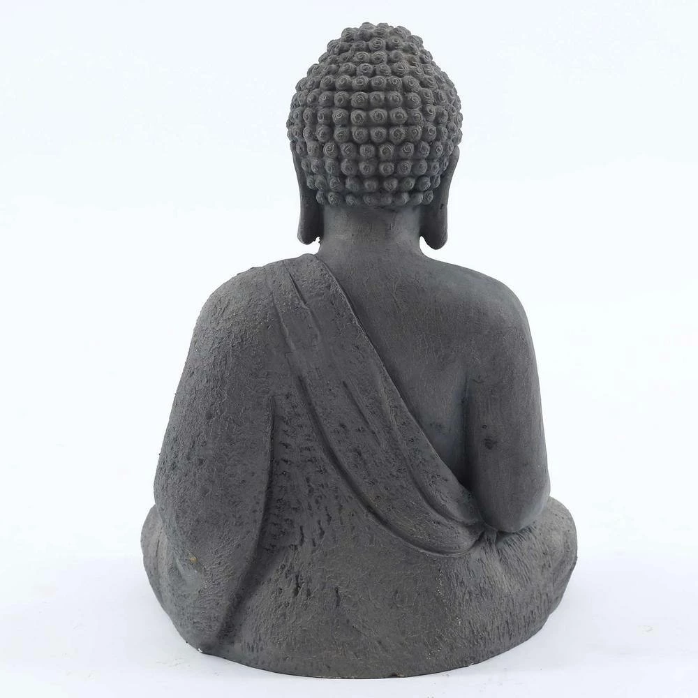 LuxenHome Meditating Buddha Garden Statue - Image 8