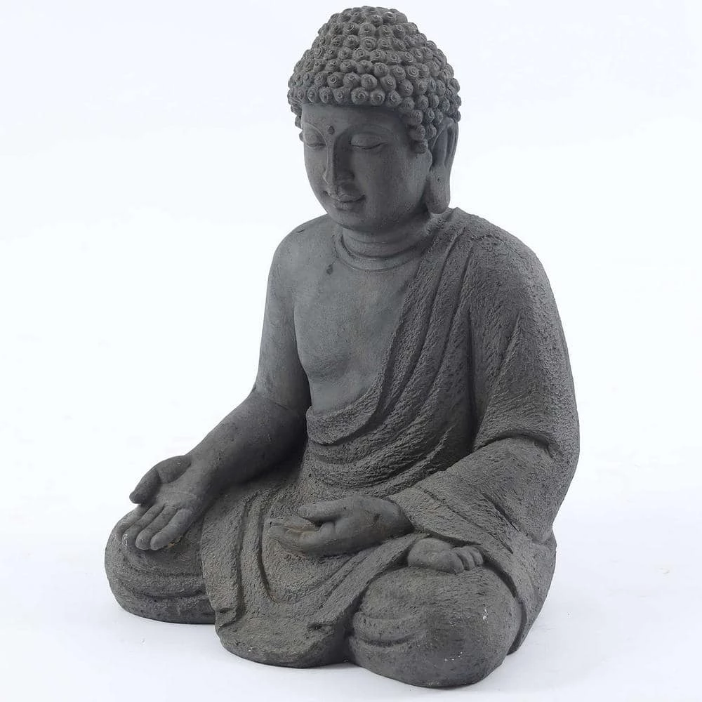 LuxenHome Meditating Buddha Garden Statue - Image 3
