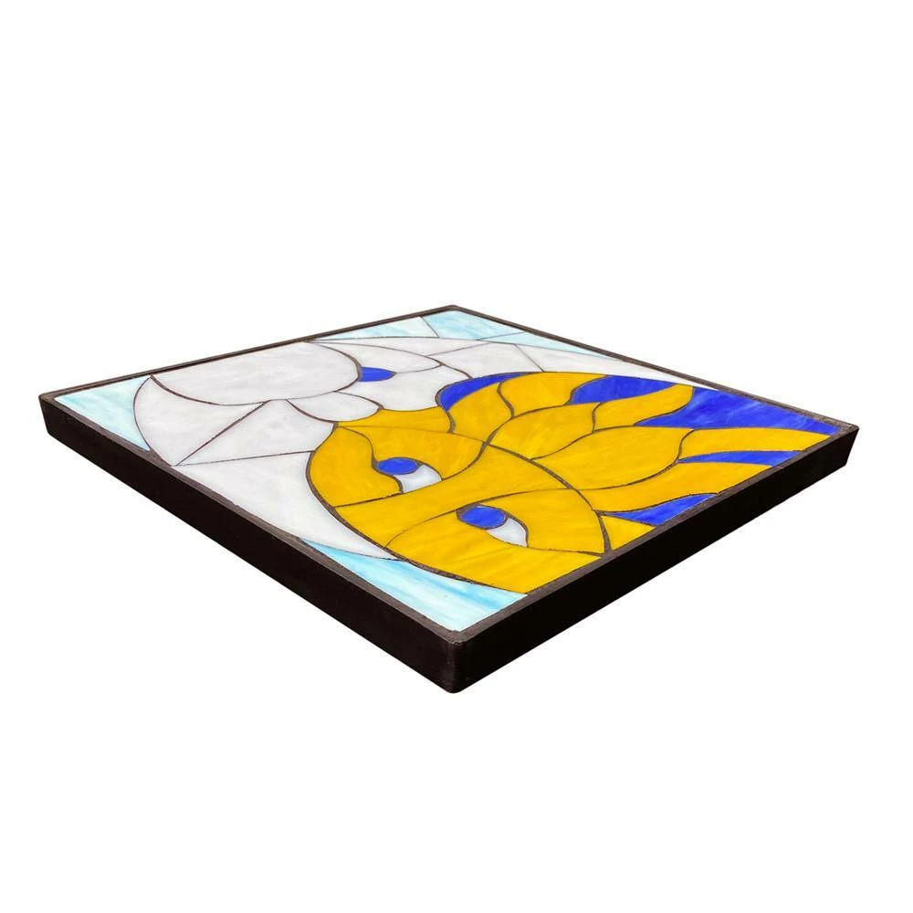 Outdoor Essentials 1 in. x 12 in. x 12 in. Square Polypropylene Celestial Decorative Garden Step Stone - Image 4