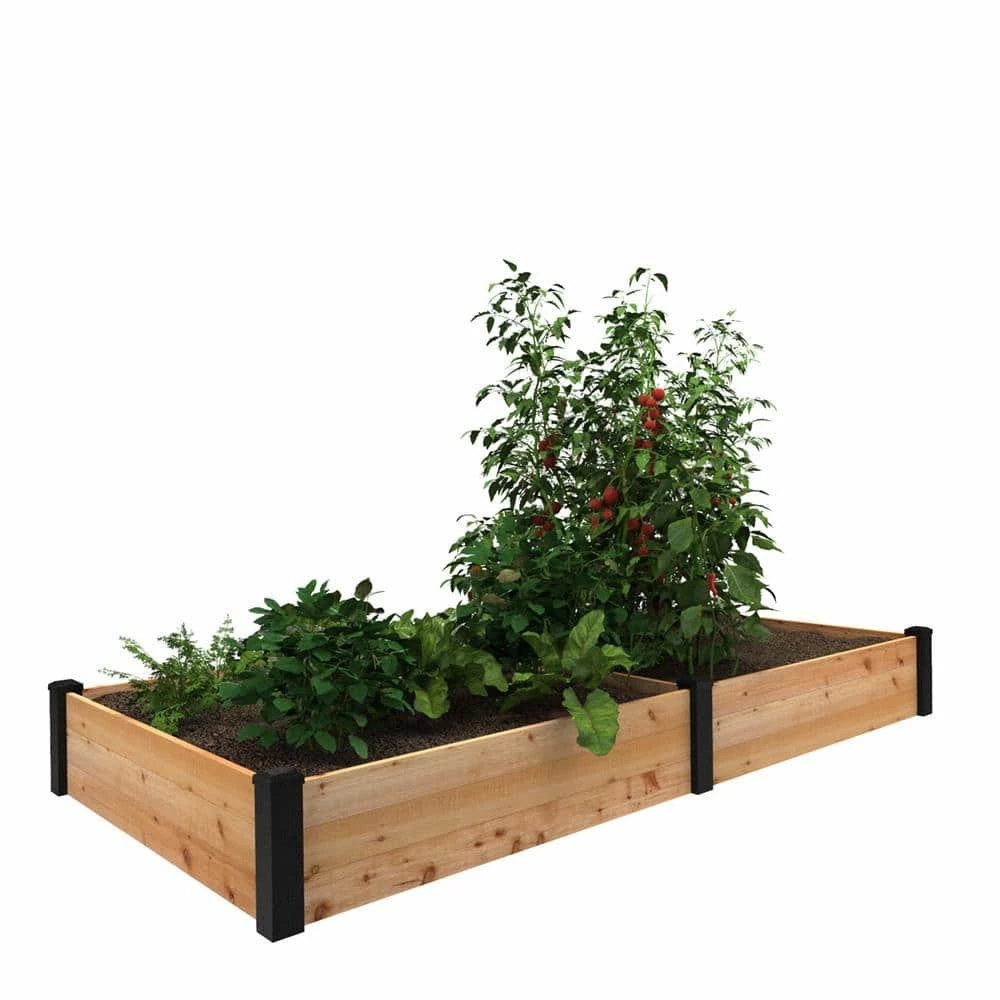 Outdoor Essentials Haven 4 ft. x 8 ft. Natural Cedar Raised Garden Bed (11 in. Height) - Image 4