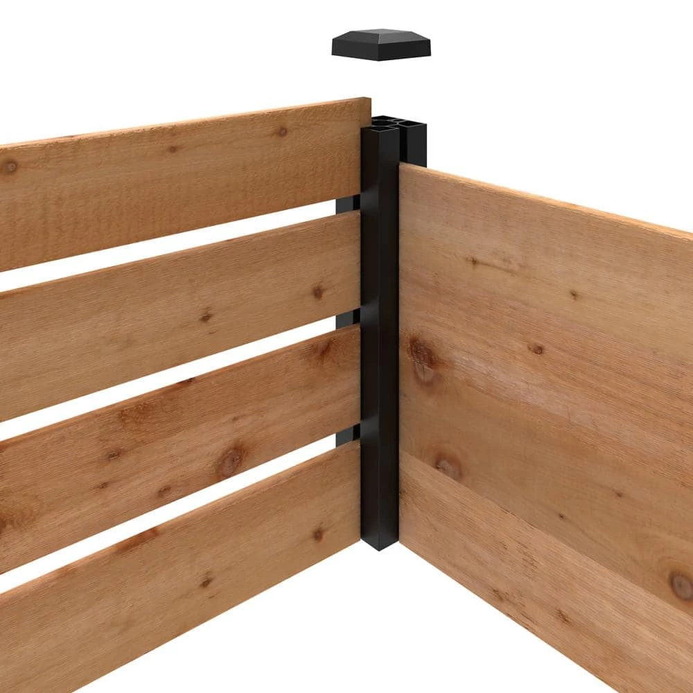 Outdoor Essentials Haven 4 ft. x 8 ft. Natural Cedar Raised Garden Bed (14 in. H) - Image 4