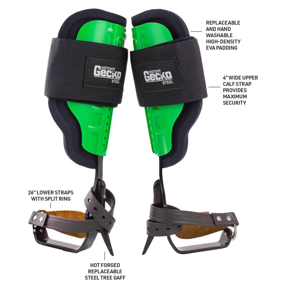 Notch Gecko Steel Climbers with Tree Gaffs - Image 6