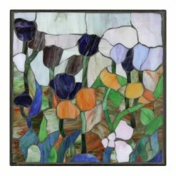 Outdoor Essentials 12 in. x 12 in. Tulip Decorative Garden Stone