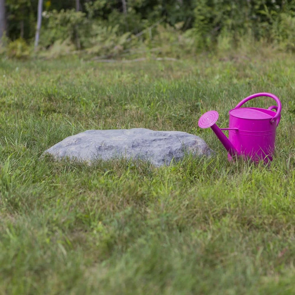 Outdoor Essentials 32 in. x 23 in. x 4.5 in. Fiberlite Medium Skimmer Imitation Tan Landscape Rock - Image 2