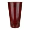 FLORIDIS Genebra Large Red Marble Effect Resin Planter Bowl