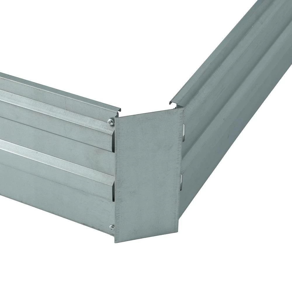 LuxenHome 2-Tier Galvanized Metal Raised Garden Bed - Image 9