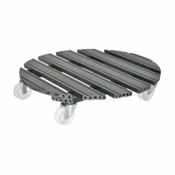 Wagner 20 in. Gray Extra Large Round WPC Plant Caddy