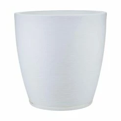 FLORIDIS Amsterdan X-Large White Resin Planter Bowl