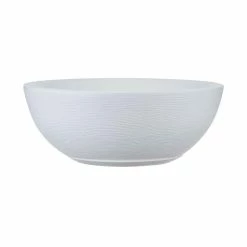FLORIDIS Amsterdan Large White Resin Planter Bowl