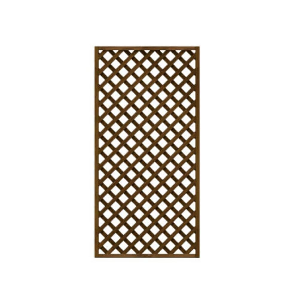 Ejoy 36 in. x 72 in. Wood Trellis Lattice Screen Privacy Fence (Set of 3-Pieces)